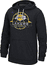 Los Angeles Lakers Mens Heather Black Ultimate Banner Synthetic Hoodie by Adidas