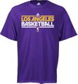 Los Angeles Lakers Purple ClimaLite Short Sleeve Shirt by Adidas