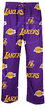 Los Angeles Lakers Purple Keynote NBA Mens Pajama Pants by Concepts Sports