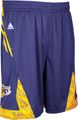 Los Angeles Lakers Purple NBA Pre-Game Authentic Basketball Shorts by Adidas