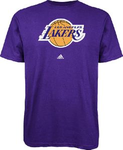 Los Angeles Lakers Purple The Go To NBA Short Sleeve T Shirt by Adidas