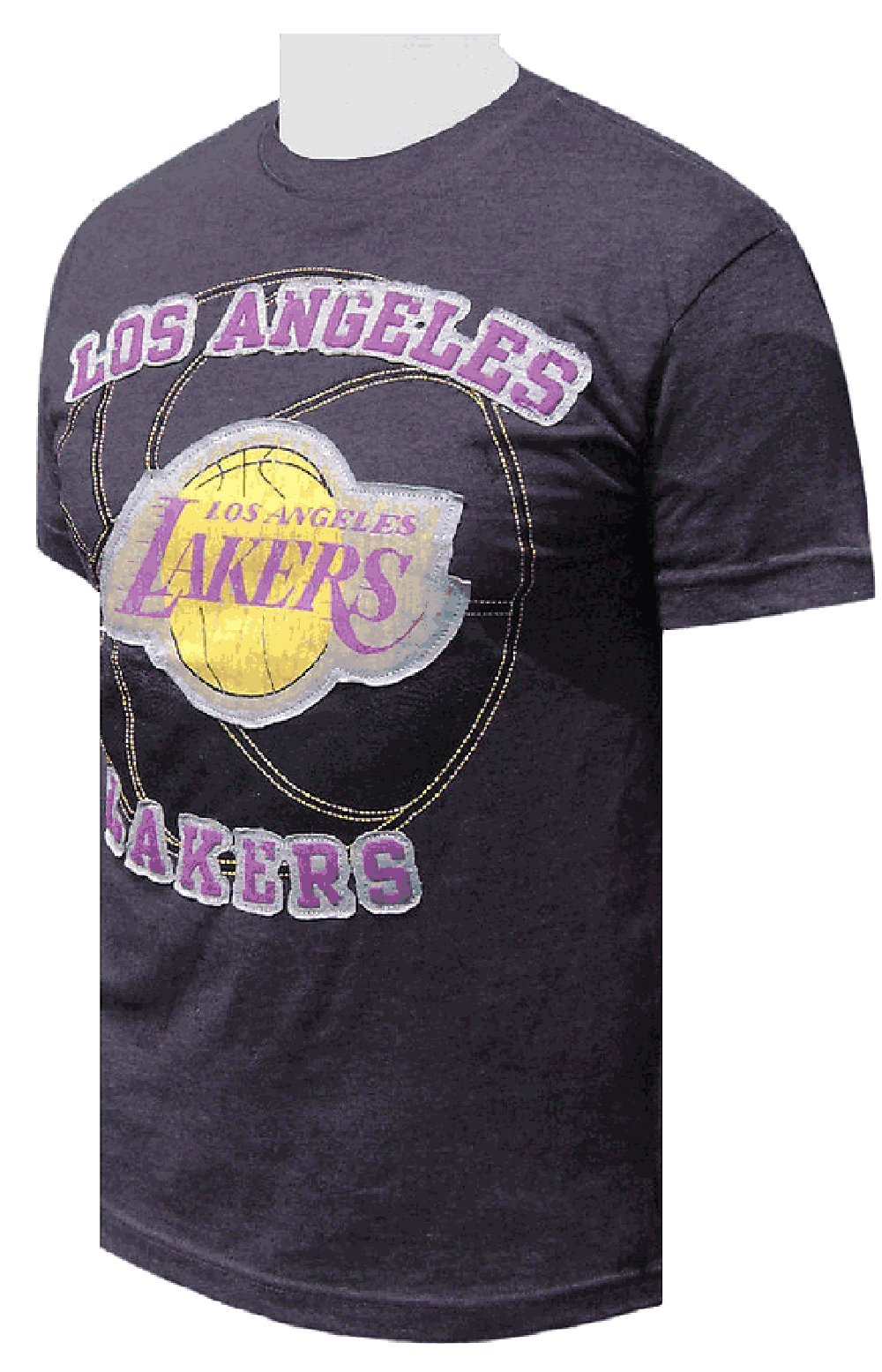 Los Angeles Lakers Mens Hardwood Classic Short Sleeve T Shirt by Adidas