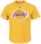 Los Angeles Lakers Mens Gold Assist Short Sleeve T Shirt 