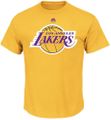 Los Angeles Lakers Mens Gold Assist Short Sleeve T Shirt 