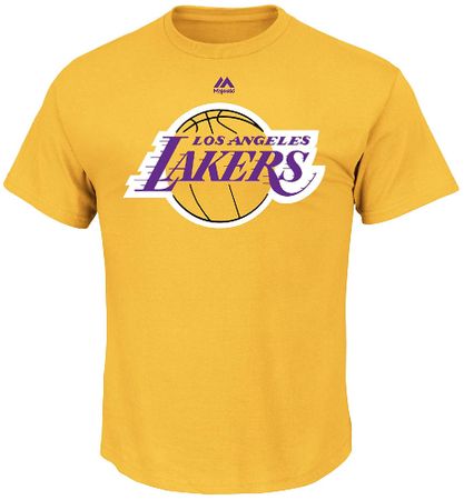Los Angeles Lakers Mens Gold Assist Short Sleeve T Shirt 