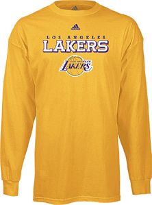 Los Angeles Lakers True Long Sleeve T Shirt by Adidas