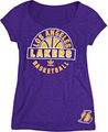 Los Angeles Lakers Womens Scoop Neck Backup Tee Shirt by Adidas