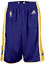 Los Angeles Lakers Youth Purple Swingman Baskeball Shorts By Adidas