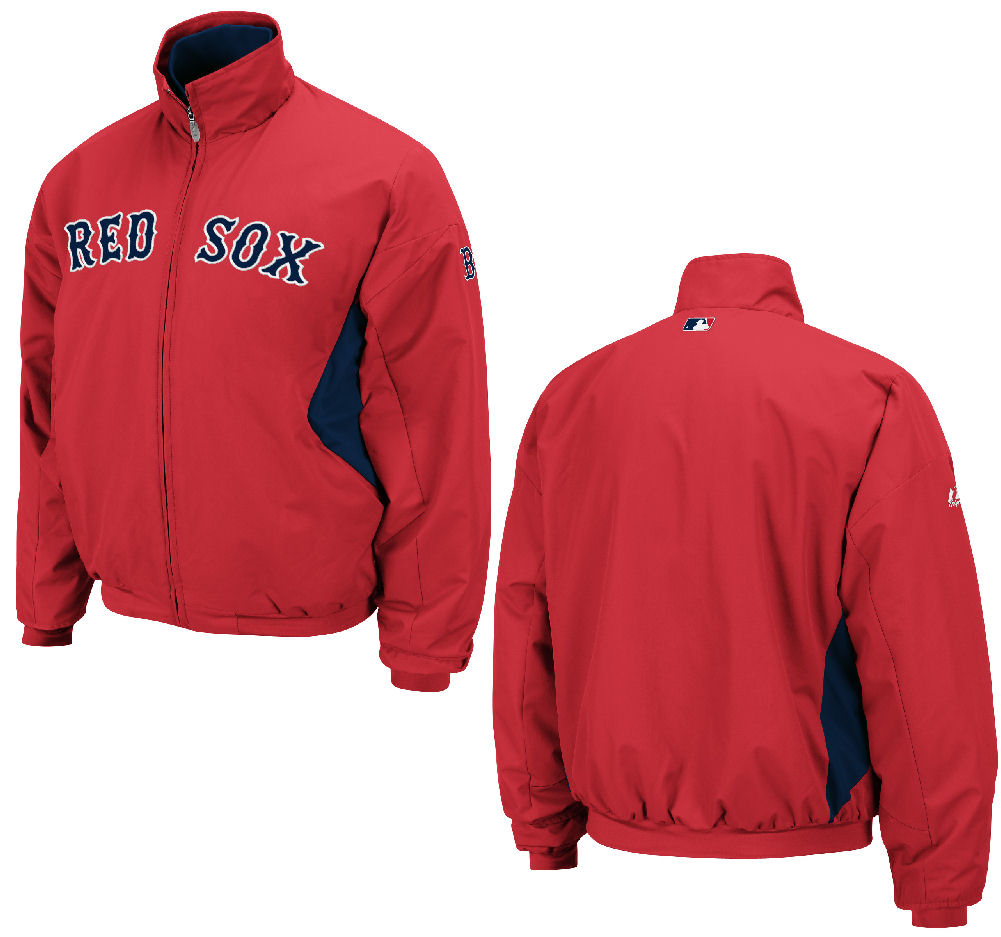 Majestic Youth Boston Red Sox Red Triple Peak Therma Base Premier