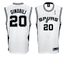 Manu Ginobili San Antonio Spurs NBA Tackle Twill Swingman Replica Basketball Jersey By Reebok