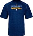 Memphis Grizzlies Heather Navy Adidas Authentic On-Court Practice SS Climalite Performance T Shirt