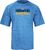 Memphis Grizzlies Lt. Blue Heather Adidas Authentic On-Court Practice SS Climalite Performance T Shirt