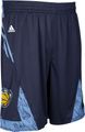 Memphis Grizzlies Navy NBA Pre-Game Authentic Basketball Shorts by Adidas