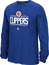 Men's Los Angeles Clippers New Primary Logo 2 Long Sleeve Tee Shirt by Adidas