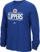 Men's Los Angeles Clippers New Primary Logo 2 Long Sleeve Tee Shirt by Adidas