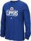 Men's Los Angeles Clippers New Primary Logo 2 Long Sleeve Tee Shirt by Adidas
