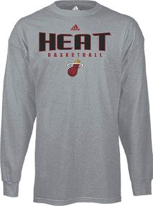 Miami Heat Absolute Long Sleeve T Shirt by Adidas