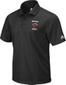 Miami Heat Black Arch Logo Mens Polo Shirt by Adidas