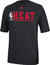 Miami Heat Climalite Stacked High Performance Tee Shirt by Adidas