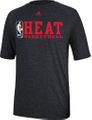 Miami Heat Climalite Stacked High Performance Tee Shirt by Adidas