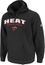 Miami Heat Embroidered Black Playbook II Hoody Fleece by Adidas
