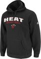 Miami Heat Embroidered Black Playbook II Hoody Fleece by Adidas