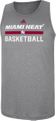 Miami Heat Grey 2013-14 Slim Fit Official Clima Fabric Tank by Adidas