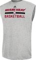 Miami Heat Grey Climalite Practice Sleeveless Shirt by Adidas