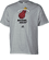 Miami Heat Grey Primary Logo T Shirt by Adidas