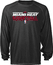 Miami Heat Heather Black Adidas Authentic On-Court Practice Climalite Performance Long Sleeve T Shirt