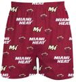 Miami Heat Mens Rio Red NBA Keynote Boxer Shorts by Concepts Sports
