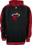 Miami Heat NBA Black Embroidered Dream Hooded Fleece Sweatshirt By Adidas