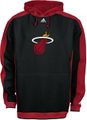 Miami Heat NBA Black Embroidered Dream Hooded Fleece Sweatshirt By Adidas