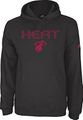 Miami Heat NBA Playbook Embroidered Black Hooded Sweatshirt by Adidas