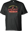 Miami Heat Property Of Short Sleeve T Shirt by Adidas