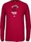 Miami Heat Red Primary Logo Long Sleeve Tee Shirt by Adidas