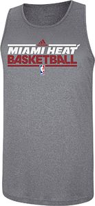 Miami Heat Slim Fit Pre-Game Clima Fabric Tank by Adidas