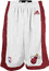 Miami Heat Youth 8" Inseam White Replica Basketball Shorts By Adidas