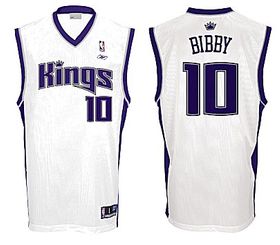 Mike Bibby Youth Replica Basketball Jersey By Reebok