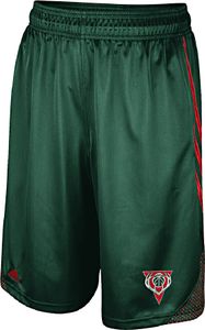 Milwaukee Bucks Green Embroidered 12 inch Inseam Hoop Shorts by Adidas