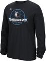 Minnesota Timberwolves Black Ultimate Banner Long Sleeve T Shirt by Adidas