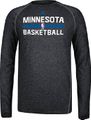 Minnesota Timberwolves Heather Black Climalite Practice Long Sleeve Shirt by Adidas