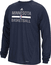 Minnesota Timberwolves Heather Blue Climalite Practice Long Sleeve Shirt by Adidas