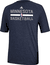 Minnesota Timberwolves Heather Navy Climalite Practice Short Sleeve Shirt by Adidas