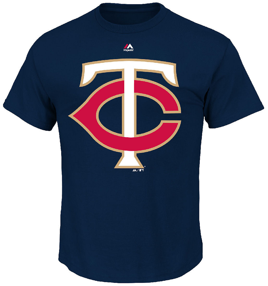 Minnesota Twins Majestic Official Logo Short Sleeve T Shirt
