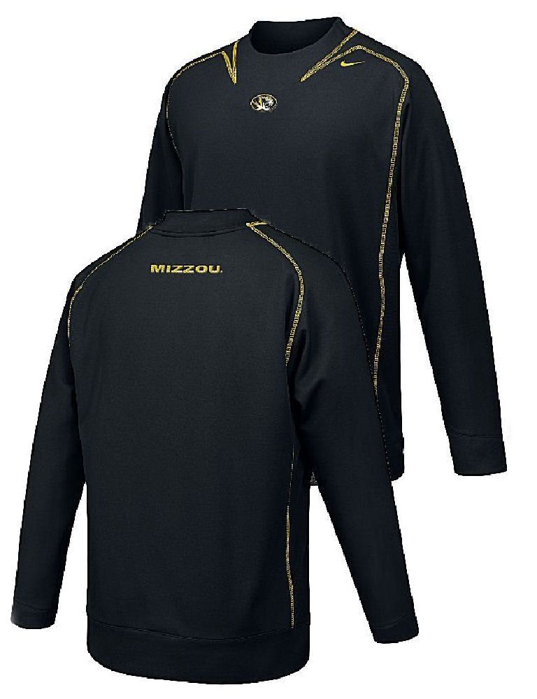 Missouri Tigers Pay Dirt Embroidered Smooth Finish Performance NikeFit Crew Top