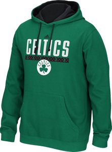 NBA Boston Celtics Green Embroidered Adidas Tipoff Playbook Hoodie Sweatshirt