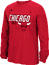 NBA Chicago Bulls Adidas Background Logo Long Sleeve Tee Shirt