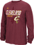 NBA Cleveland Cavaliers Adidas Background Logo Long Sleeve Tee Shirt