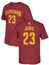 NBA Lebron James Cleveland Cavaliers Youth Gametime HD Wine Screened Players T Shirt